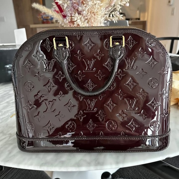 Louis Vuitton Alma Handbag - Monogram Vernis - PM - Purple - Picture 3 of 4